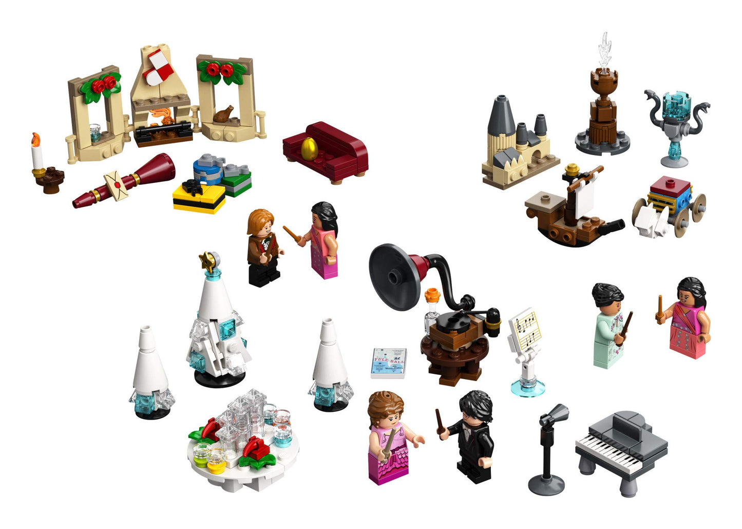 LEGO Harry Potter 2020 Advent Calendar 75981, Collectible Toys from The Hogwarts Yule Ball, Harry Potter and The Goblet of Fire and More, Great