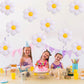 BIEUFBJI 20 Pieces Daisy Balloons, Daisy Balloons, for Daisy Birthday Decorations, Baby Shower, Wedding, Baby Shower