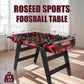 46" Full Size Foosball Table, Soccer Game Table with Footballs for Game Room, Adults Kids Family