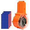 25 Round Drum Magazine for Nerf N-Strike Elite Series with 30 Refill Foam Darts Compatible with Nerf N-Strike Elite Series Blasters (14+ Use Only)