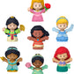 Fisher-Price Little People Disney Princess Toys, Set of 7 Character Figures for Toddler and Preschool Pretend Play