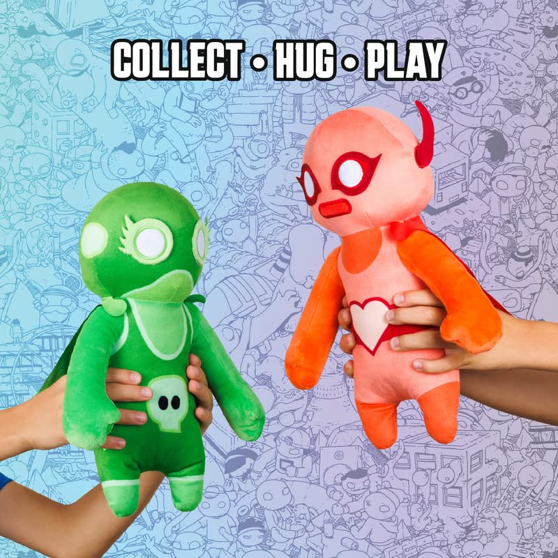 Gang Beasts Green Wrestler Plush 12" Video Game Character Doll Figure