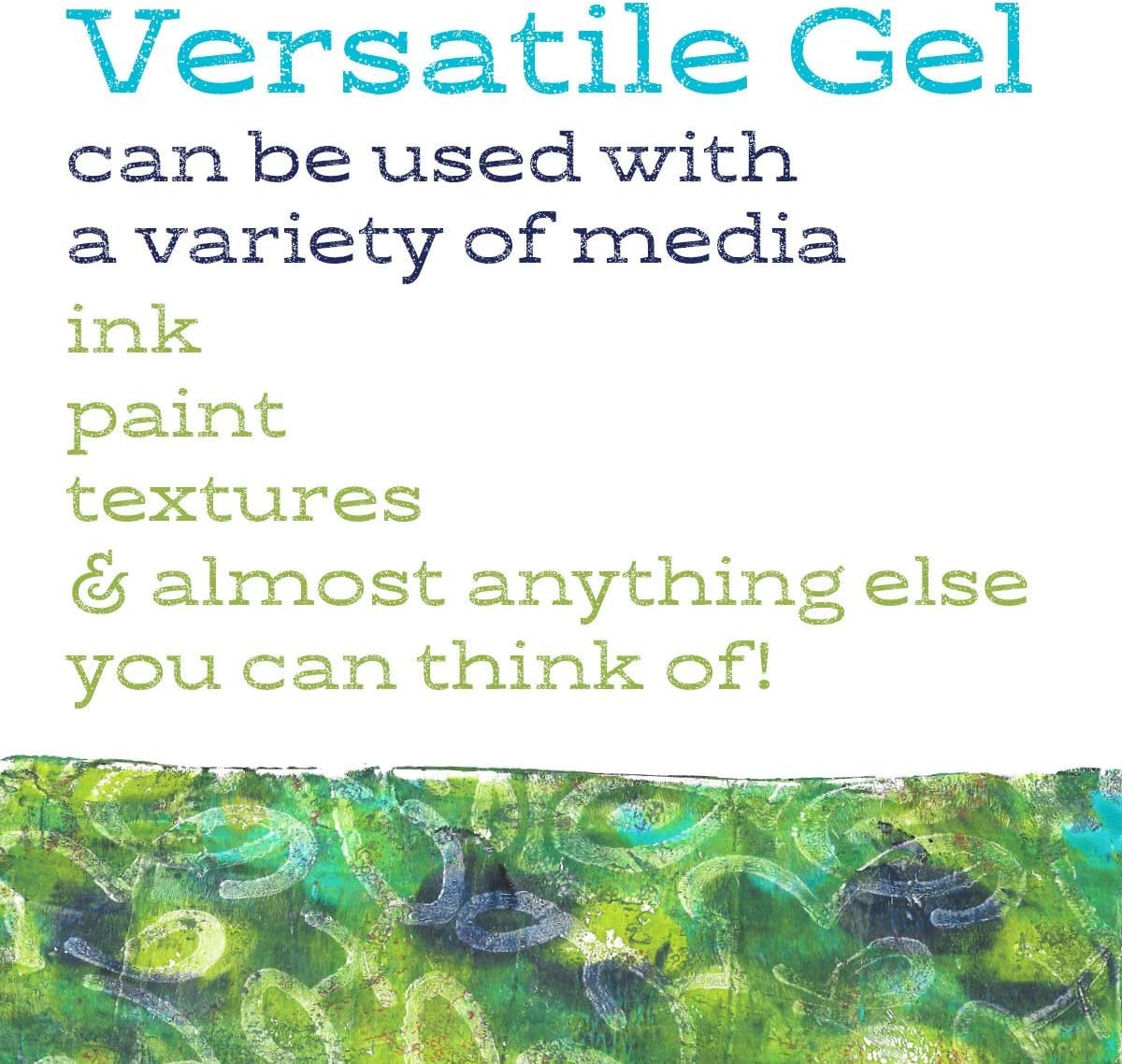 Gel Press Monoprinting Print Plates - 5” x 7” Gel Plate Class Pack Value Pack - Printmaking Supplies - Reusable Gel Printing Plates for Press Art