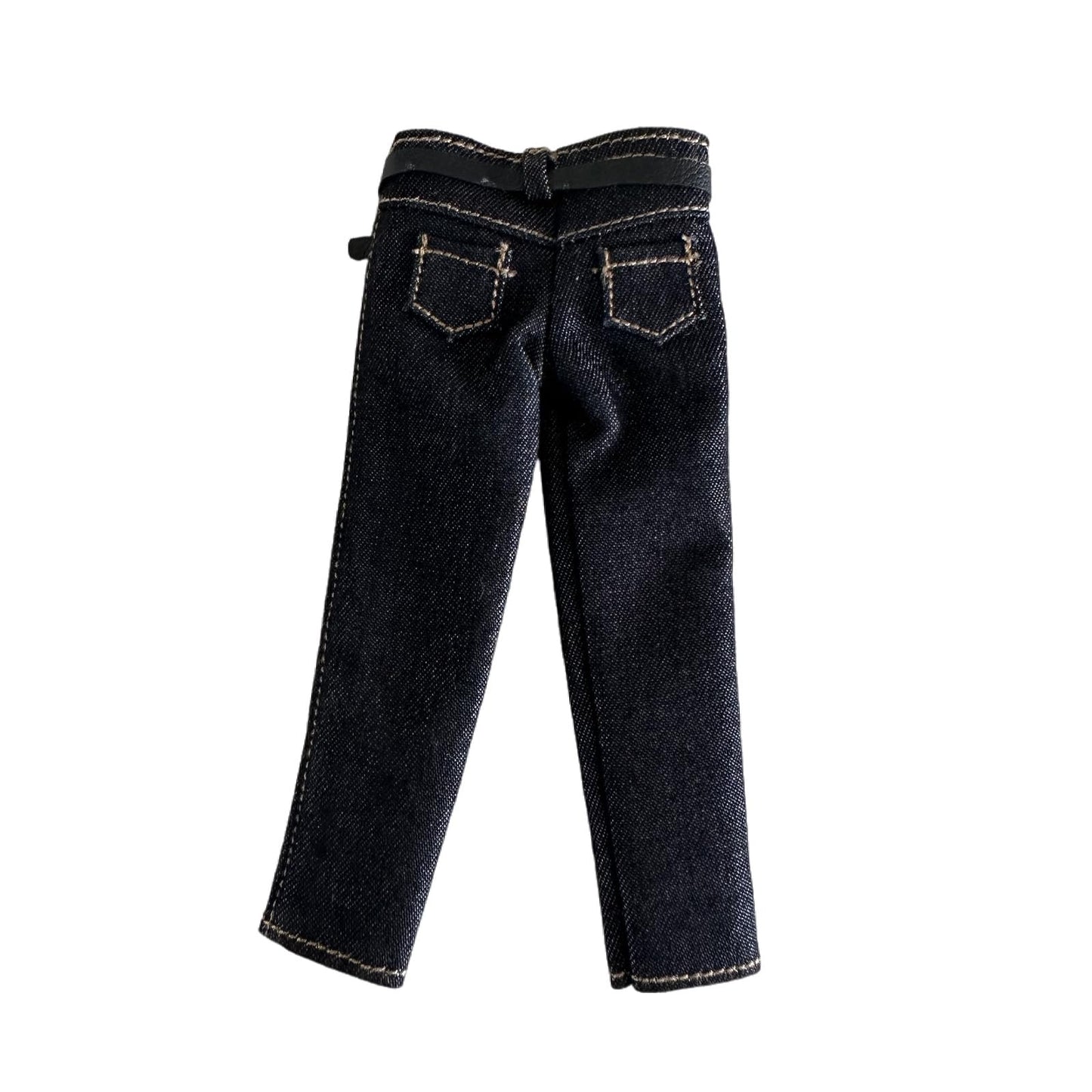 1/12 Action Figure Clothes,Straight Pants for 6" Male Action Figures,1:12 Scale Action Figure Jeans,only Pants (Straight Pants-Black)