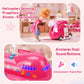 11-in-1 Pink Dream Travel Vehicles Playset Toys for Girls Age 3-6