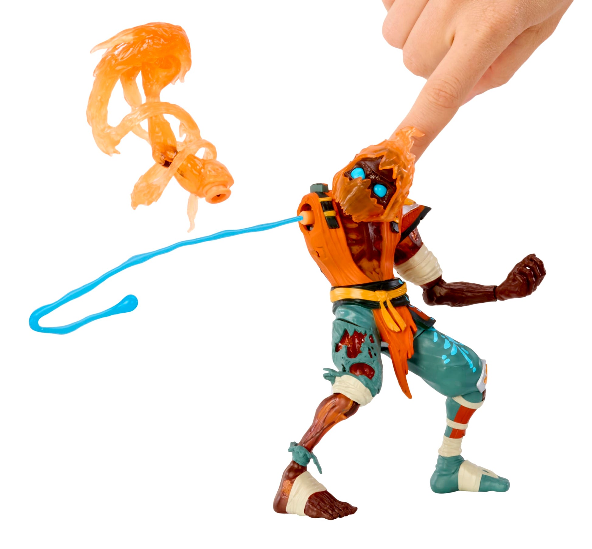 Ninjombie Action Figure - Scorchstrike, Boys Action Ninja Zombie Slime Monster Action Figure, Ages 6 +
