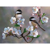 Bits and Pieces - Cherry Blossom Chickadees 500 Piece Jigsaw Puzzles for Adults - Each Puzzle Measures 18 Inch x 24 inch - 500 pc Jigsaws by Artist
