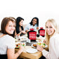 Big Dot of Happiness Reunited Red - Table Decorations - School Class Reunion Party Fold and Flare Centerpieces - 10 Count