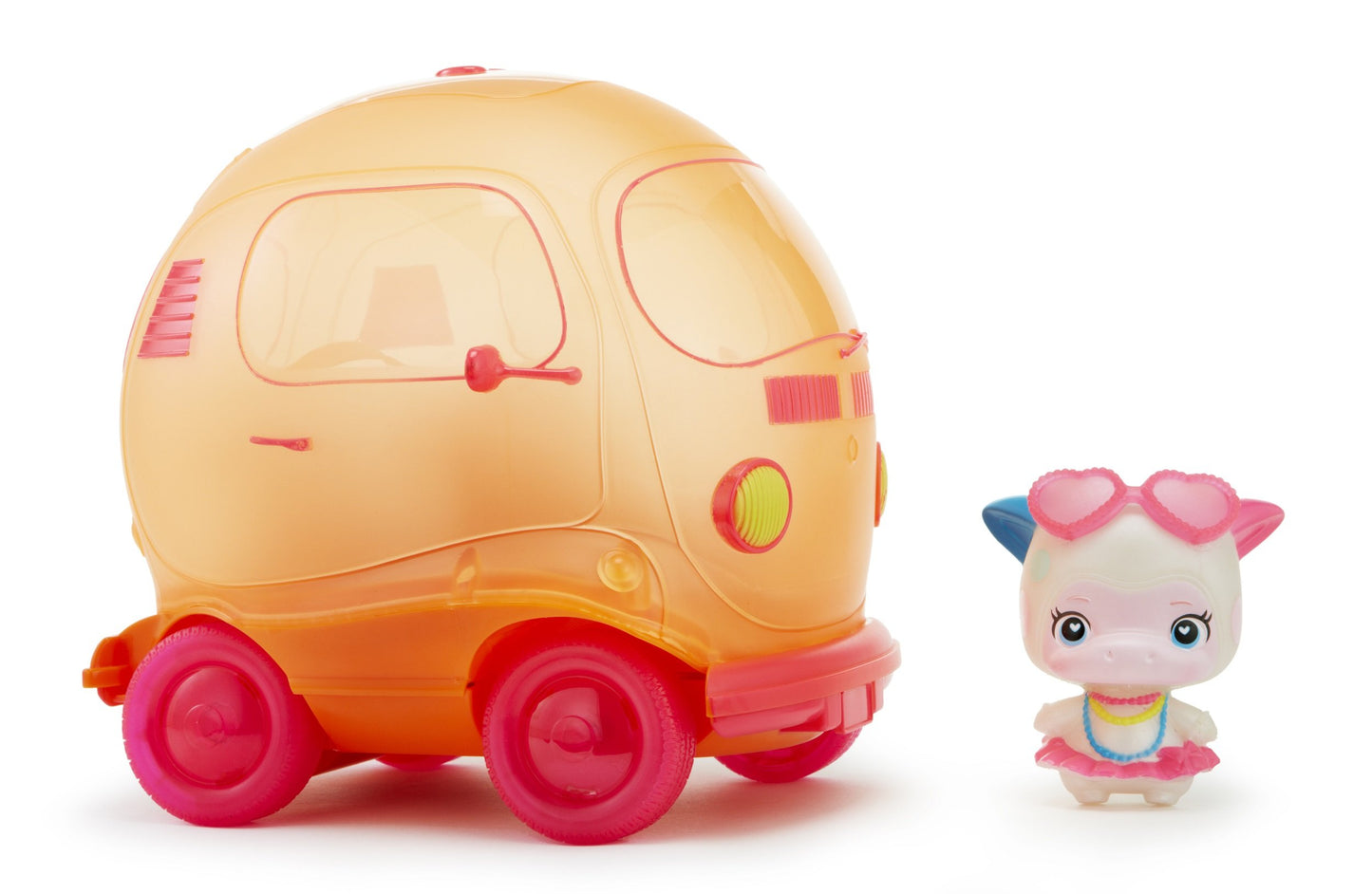 Squeezoos Bubble Bus with Exclusive Character Squeeze Doll