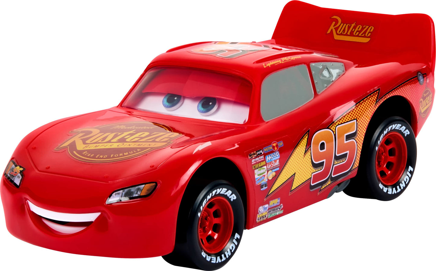Mattel Disney and Pixar Cars Moving Moments Lightning McQueen Race Car