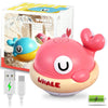 Baby Bath Toys - Toddler Bath Toys for Kids Ages 1-3, Rechargeable Light Up Whale Sprinkler Bathtub Toys, Pool Water Toys for Infant Babies 6-12