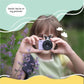 kiimento Ultra-Compact Kids Digital Camera & Video Camcorder for Ages 3-5 with Selfie Lens, 32GB Memory Card, Adjustable Soft Strap Lanyard, Scavenger