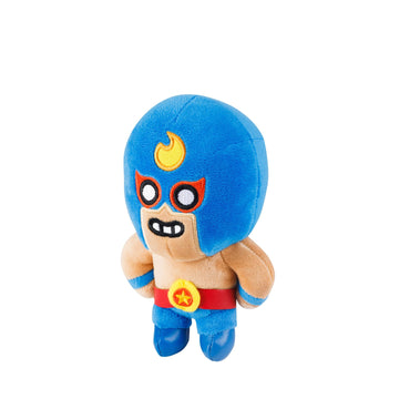 P.M.I. Brawl Stars Plush | 6-Inch Soft & Collectible Stuffed Toy | Plushie of Bo, Colt, Crow, El Primo, Nita, or Shelly (Random) | Official Licensed