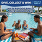 Pool Bingo Diving Game for Adults, Kids- Swim for & Call 75 Sinking Numbers