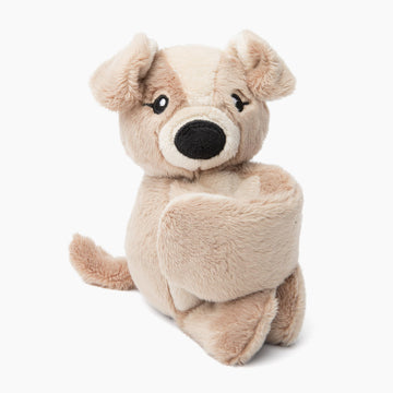 HUGIMALS Hug Babies Charlie the Puppy Cute Mini Plush Stuffed Animal Bracelet for Kids | Soft & Cuddly Portable Comfort Adorable On-The-Go Companion