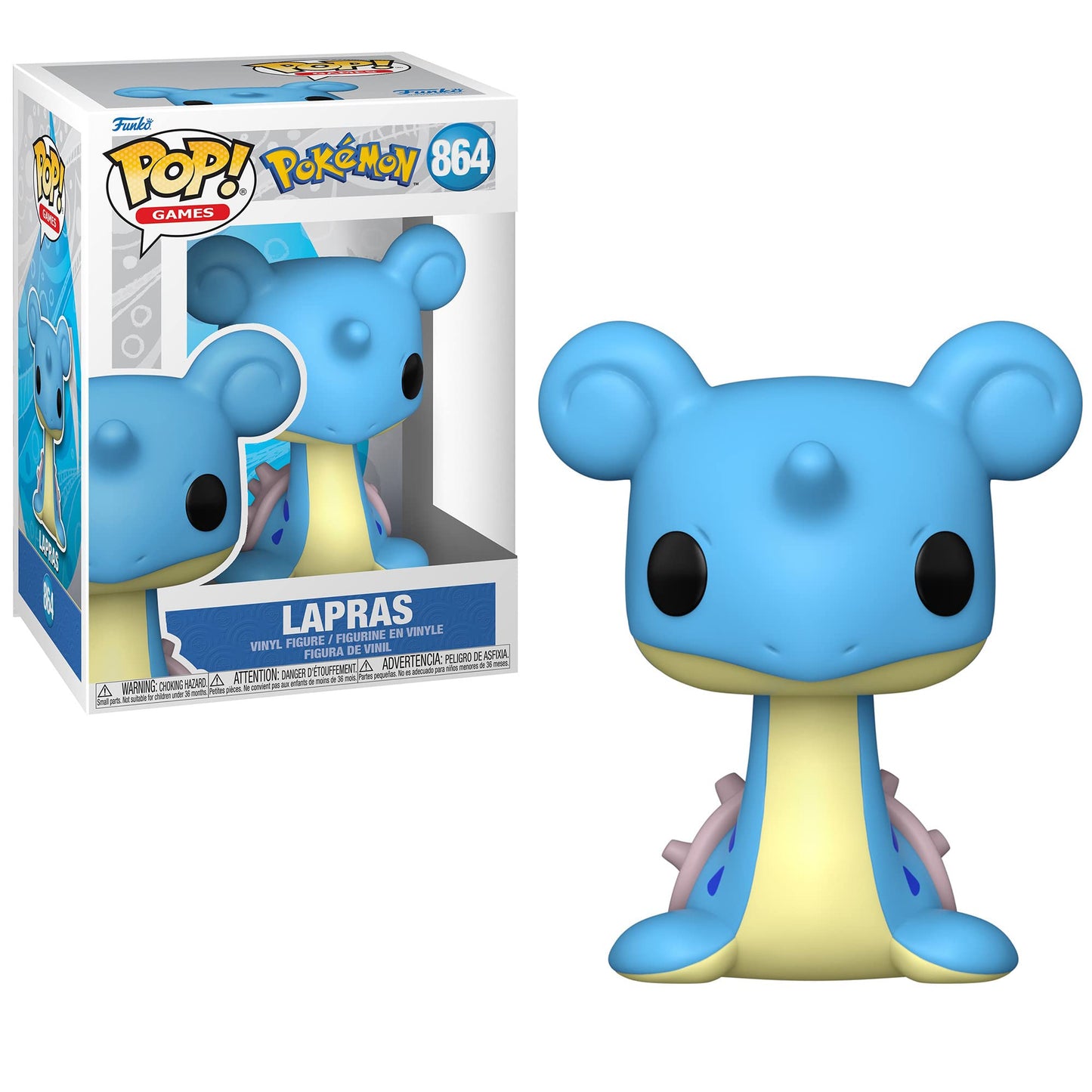 Funko Pop! Games: Pokemon Collectors Set - 3 Figure Set: Piplup, Lapras, Leafeon