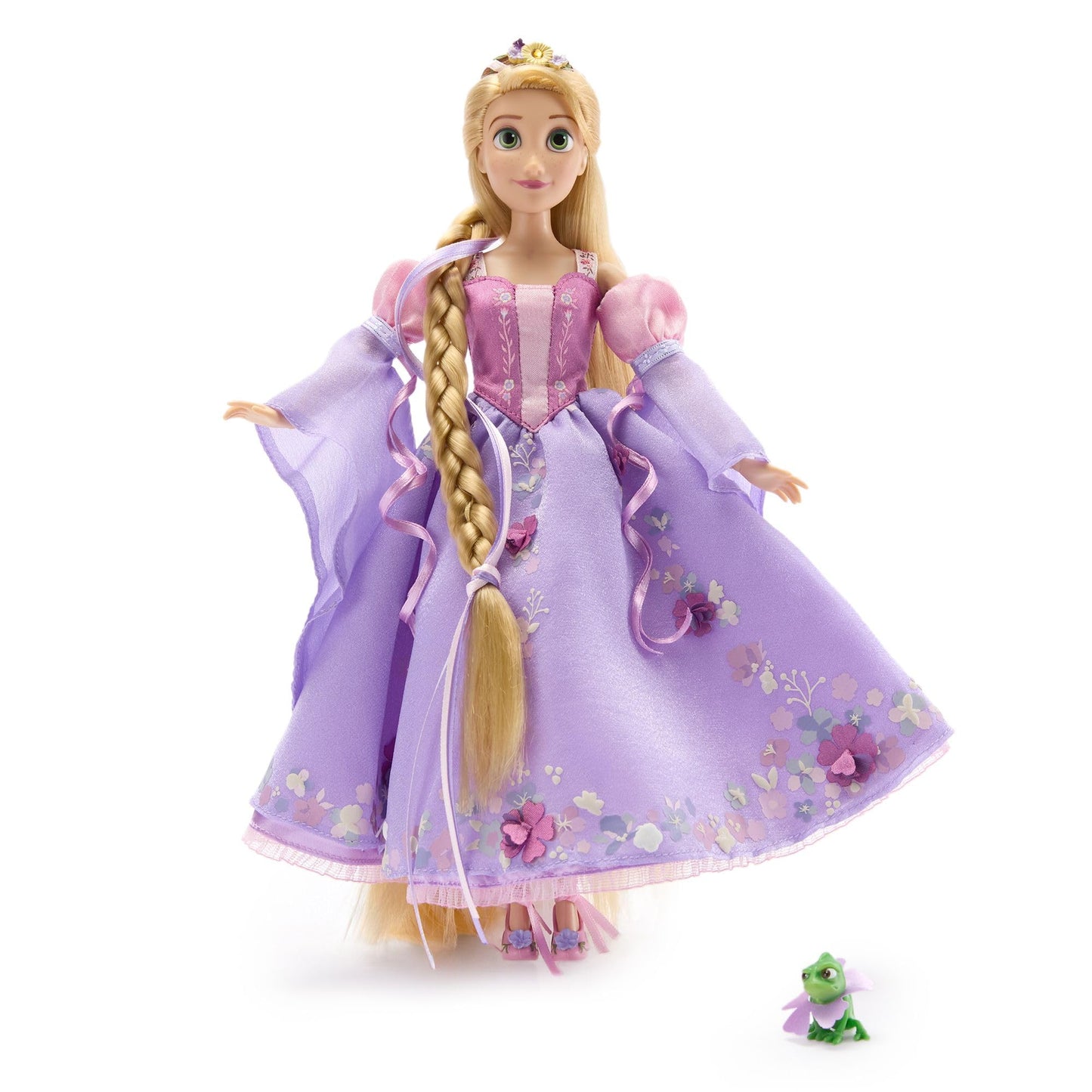 Disney Store Official Special Edition Rapunzel Doll Spring 2026 - Includes 11" Doll in a Floral Detailed Dress & Pascal Figurine- Comes in a