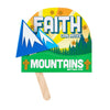 Fun Express Faith Can Move Mountains Pop-Up Craft Kit - Set of 12 6.5" x 6" Perfect for DIY Crafting Projects Inspirational Religious Art Great