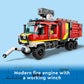 LEGO City Fire Command Truck Building Set - Fire Truck Toy with Land & Air Drones for Boys & Girls, Ages 7+ - Kids Pretend Play Toy with 3 Minifigures