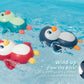 DUCKBOXX XX Bath Toys Wind up Backstroke Swimming Penguins for Kids 18M+ (3pcs)