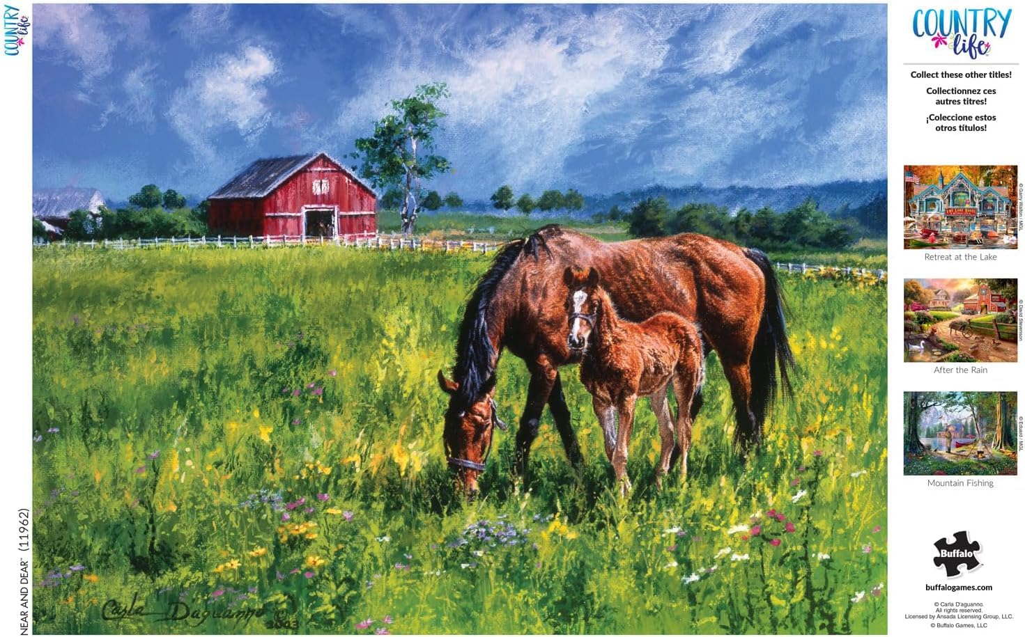 Buffalo Games - Near and Dear - 1000 Piece Jigsaw Puzzle for Adults