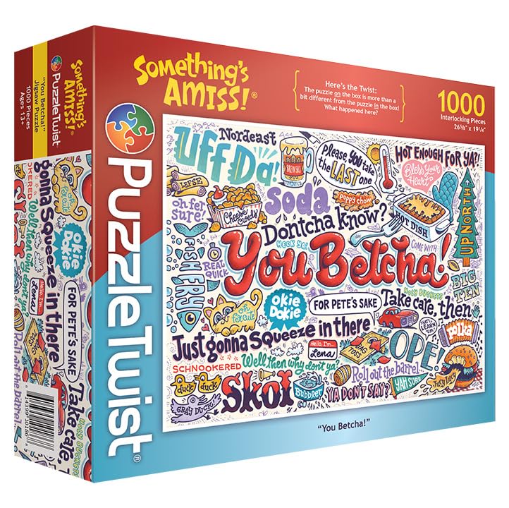 PuzzleTwist 1000 Piece Jigsaw Puzzle - You Betcha - Something’s Amiss