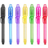 ZUNTENG Invisible Ink Pen,14Pcs Spy Pen,Invisible Disappearing Ink Pen with uv Light Fun Activity Entertainment for Secret Message and Kids Goodies
