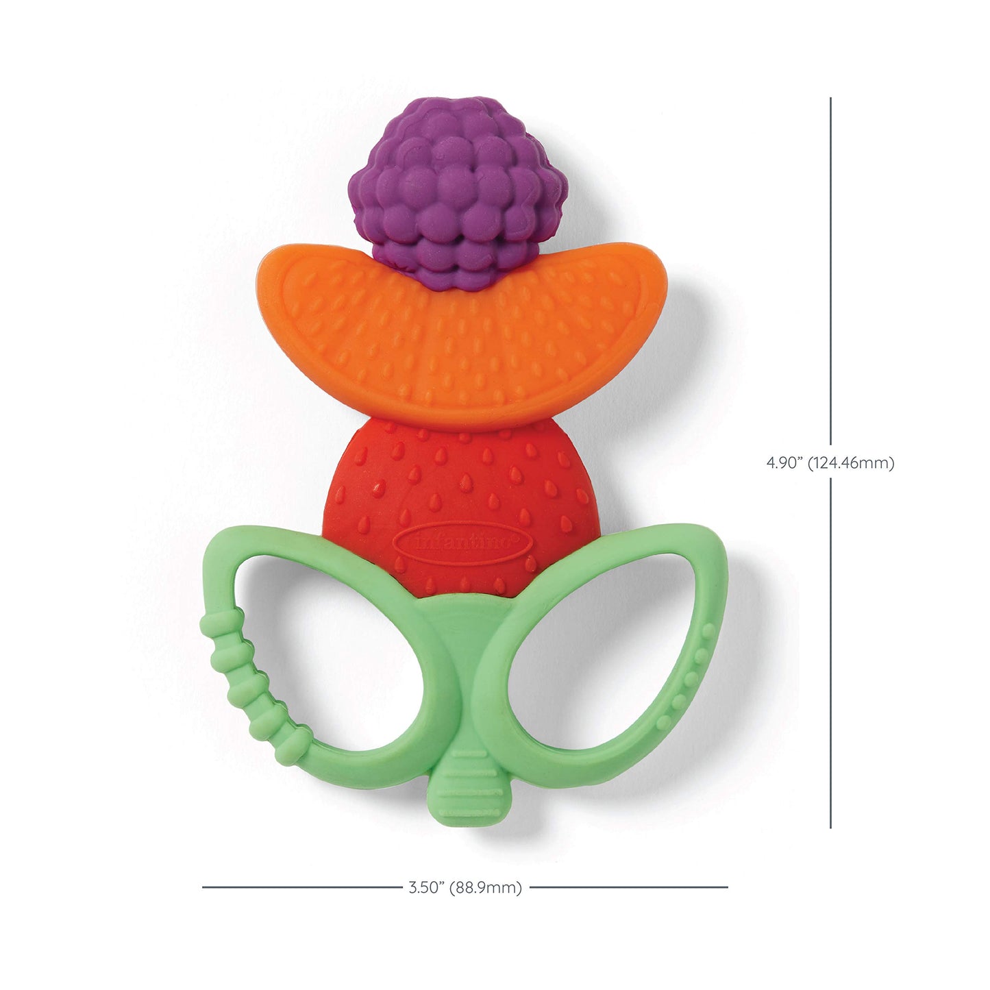 Infantino Lil' Nibbles Textured Silicone Teether Fruit Kabob