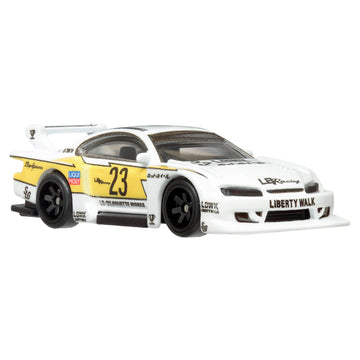 ???(MATTEL) Hot Wheels HRT64 Boulevard LB Super Silhouette Nissan Silvia (S15) [Mini Car] 3 Years Old and Up, White