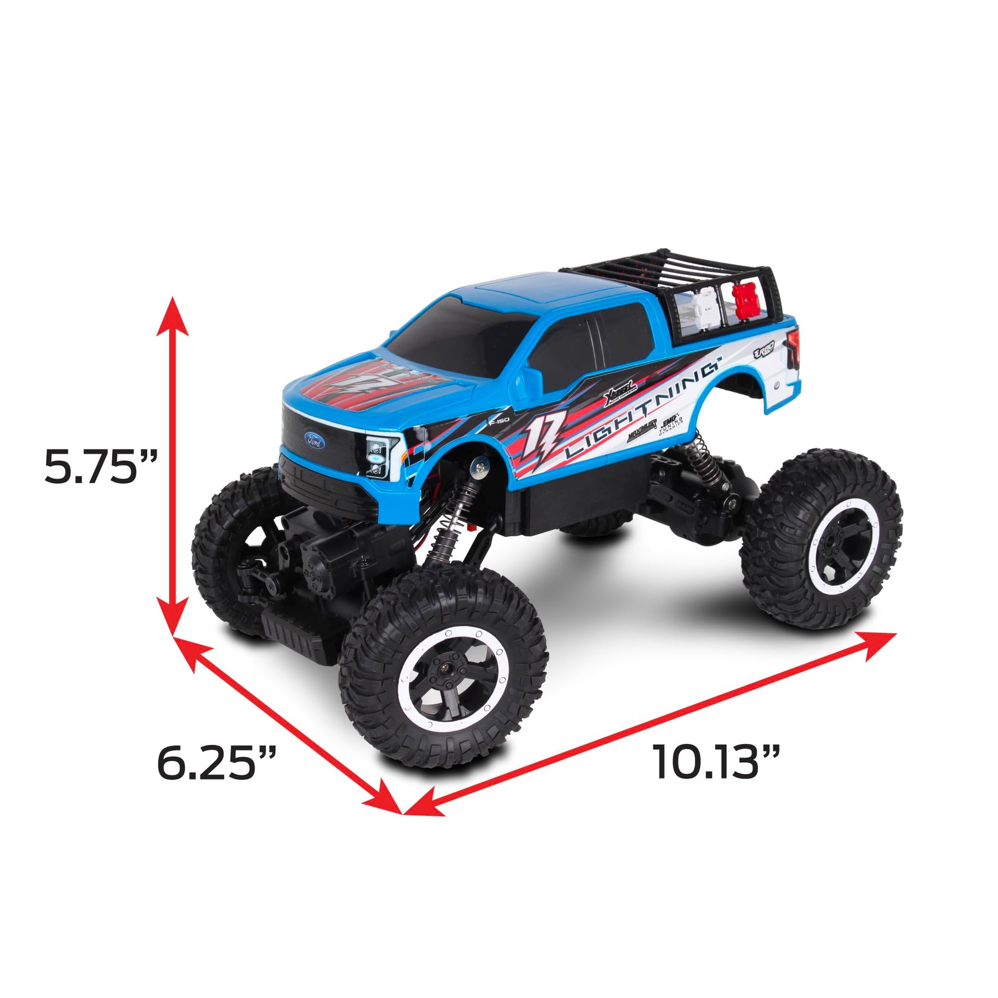 NKOK Ready to Run Mean Machines R/C Rock Crawler Ford F-150 Lightning