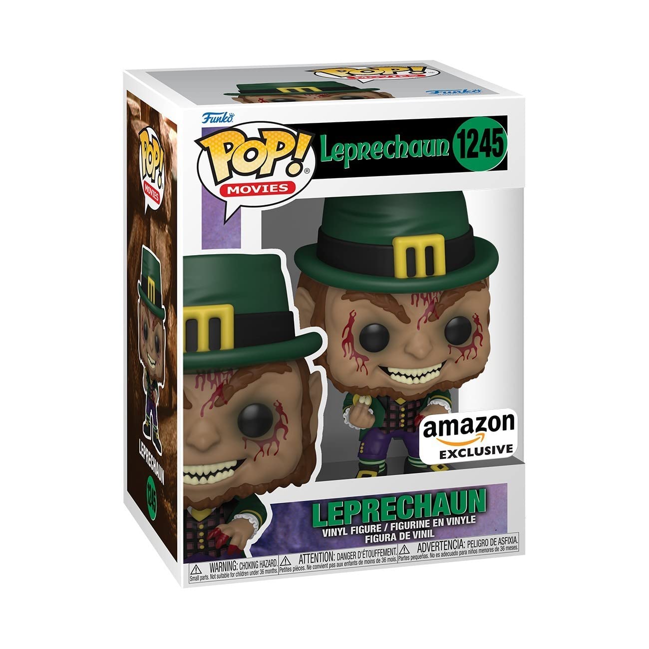 Funko Pop Movies: Leprechaun - Leprechaun - (Bloody), Amazon Exclusive - Collectable Vinyl Figure - Gift Idea - Official Merchandise - Toys for Kids &