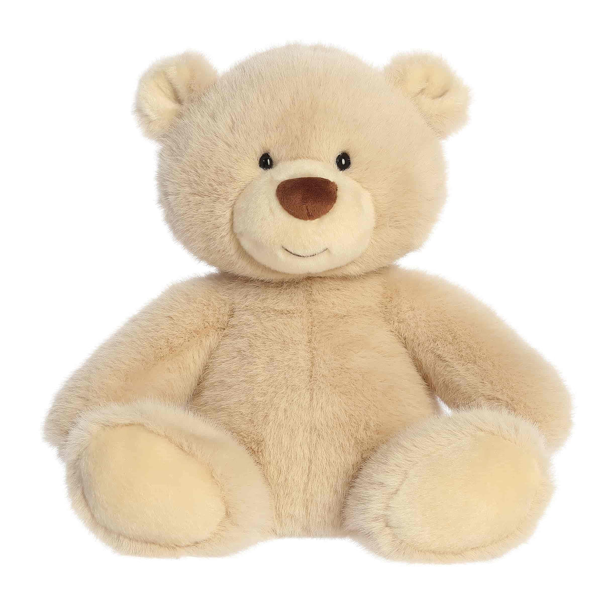 Aurora Bear 9.5" Nuzzles Bear Beige Snuggly Stuffed Animal