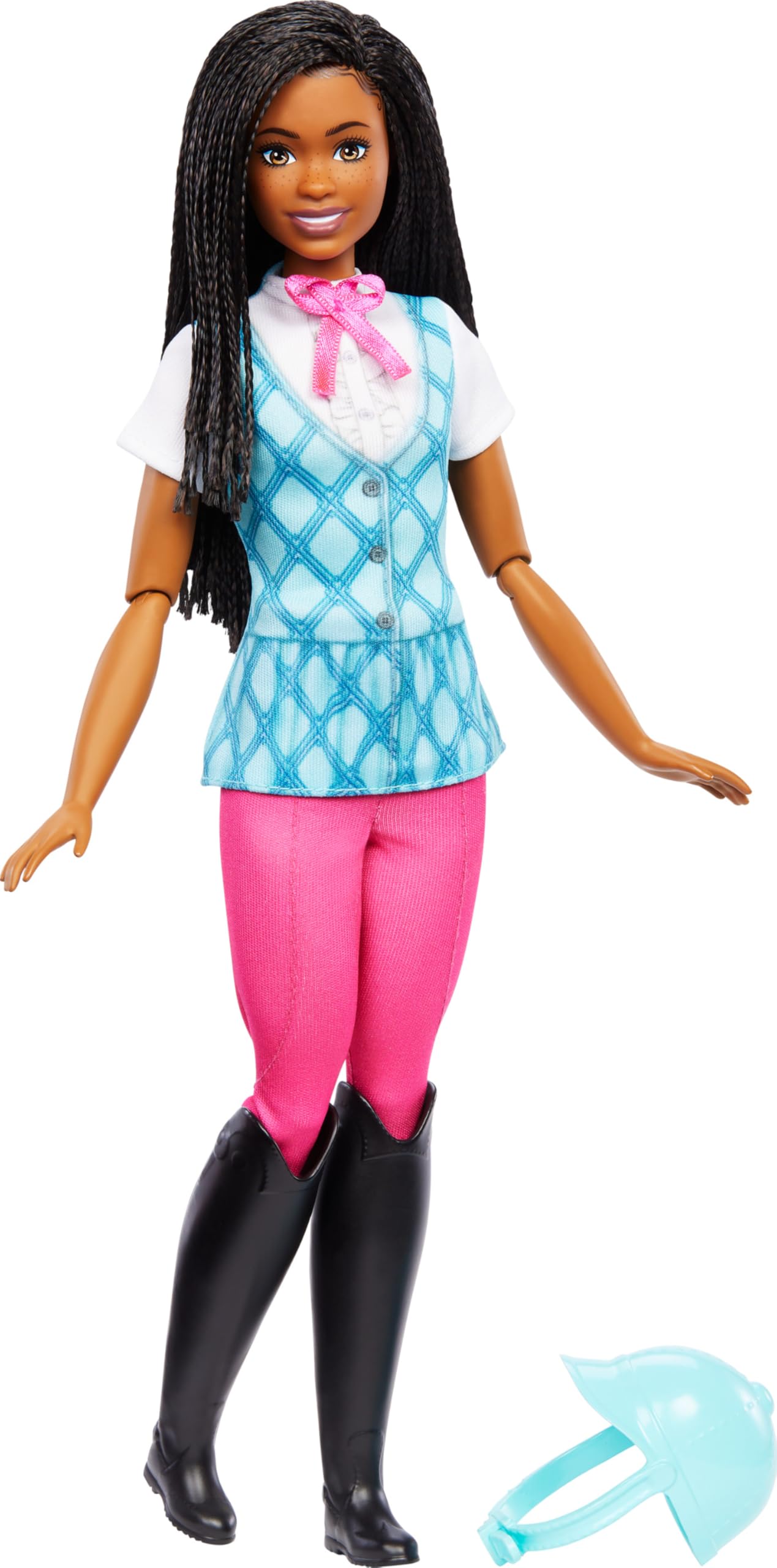 Barbie “Brooklyn” Doll & Accessories from Barbie Mysteries: The Great Horse Chase, Includes Fashion Doll, Removable Riding Outfit & Helmet