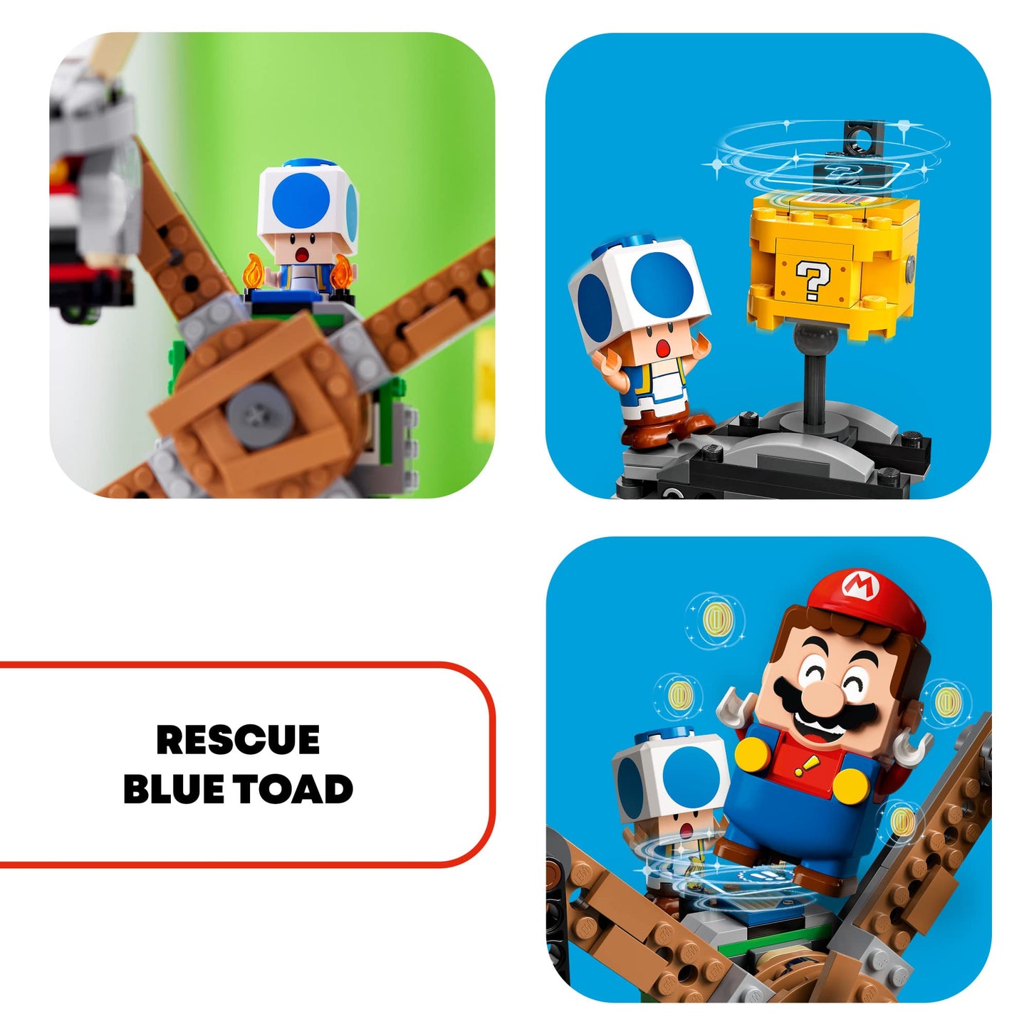 LEGO Super Mario Reznor Knockdown Expansion Set 71390 Building Kit; Collectible Toy Playset for Kids; New 2021 (862 Pieces)