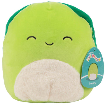 Squishmallows Original 8-Inch Henry The Turtle - Official Jazwares Plush - Collectible Soft & Squishy Turtle Stuffed Animal Toy - Add to Your Squad
