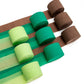 Crepe Paper Streamers 9 Rolls 738 ft Crepe Paper Decorations for Dinosaur Birthday Party, Natural Theme or Green Party(Jungle Green Combo)