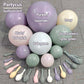 Dusty Green Purple Pink Balloon Arch, Double Stuffed Lavender Light Sage Green Ivory Blush Pastel Balloon Garland Kit for Baby Shower Birthday Wedding