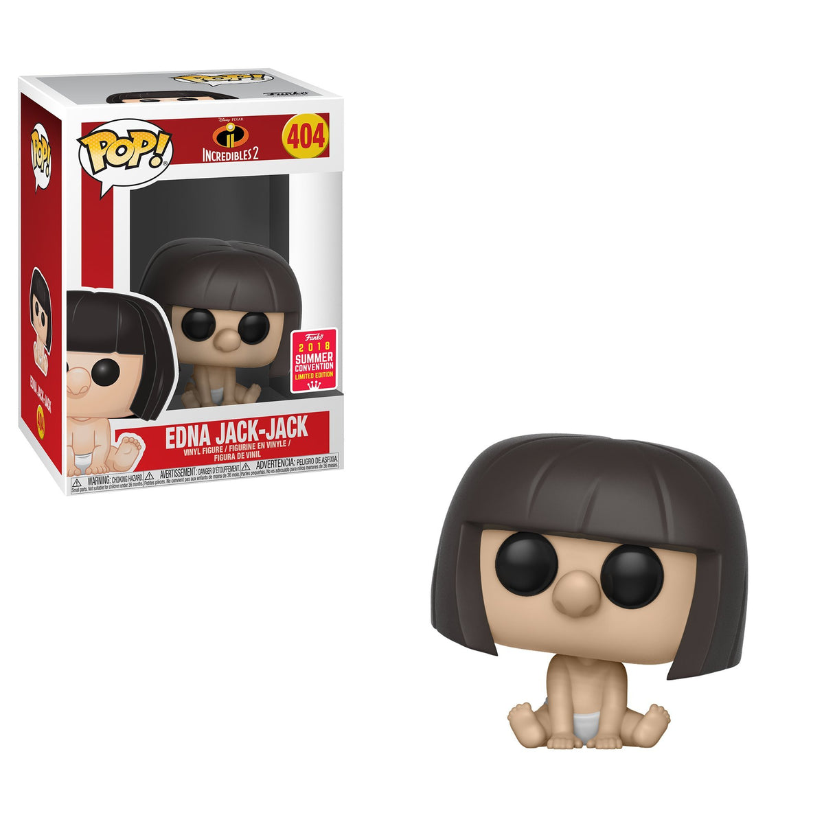 Pop Disney: Incredibles 2 - Edna Jack-Jack Summer Convention Exclusive