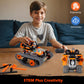 Building Toys STEM Robot Kit for Kids Ages 8-12, Remote Control Erector Sets Engineering Robotics Kits, Educational Birthday Gift for Boys & Girls 5-7