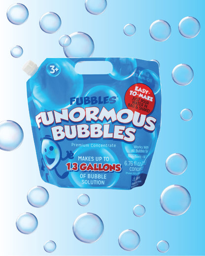 Little Kids Bubbles by Fubbles| Bubble Solution Refill | 169oz Non Toxic Bubble Solution | Bubble Concentrated for Bubble Machine, Bubble Juice