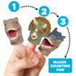 NBC Universal Jurassic World Bath Finger Puppets, 10 Pc - Party Favors, Educational, Bath Toys, Story Time, Beach Toys, Playtime, Stocking Stuffer