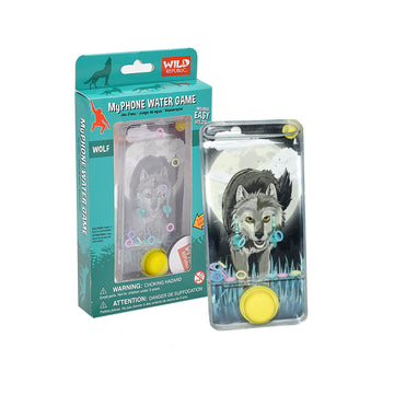 Wild Republic My Phone Water Game Wolf Design, Gift for Kids, Great for Hours of Independent Play, 8"