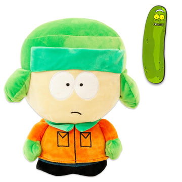 Paramount South Park Plushie Set - Bundle with 10" Kyle Broflovski Plush Doll Plus Bookmark | South Park Kyle Broflovski Plush Gift Set for Men, Teens