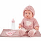 eDollable 12 inch My First Baby Doll Toy playset with Accessories and Clothes in Gift Box, Ideal Gift for 3+ Years Old Girls Toddlers