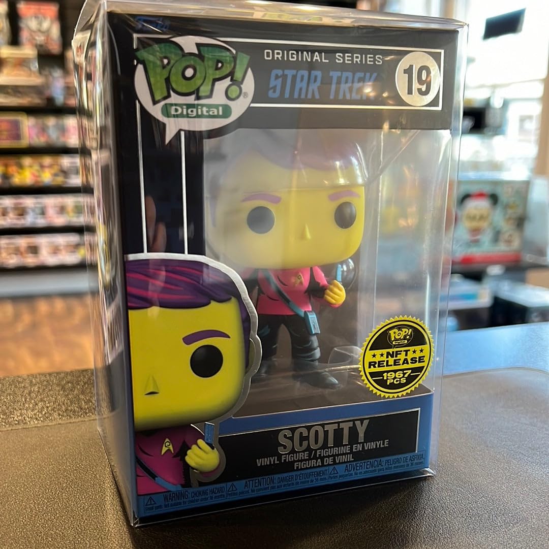Funko Pop Digital: Star Trek SCOTTY Legendary Black Light Physical Redemption