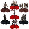 YACANNA The Walking Dead Birthday Party Supplies,The Walking Dead Birthday Party Supplies Honeycomb Centerpiece,8 Pcs The Walking Dead Party Supplies