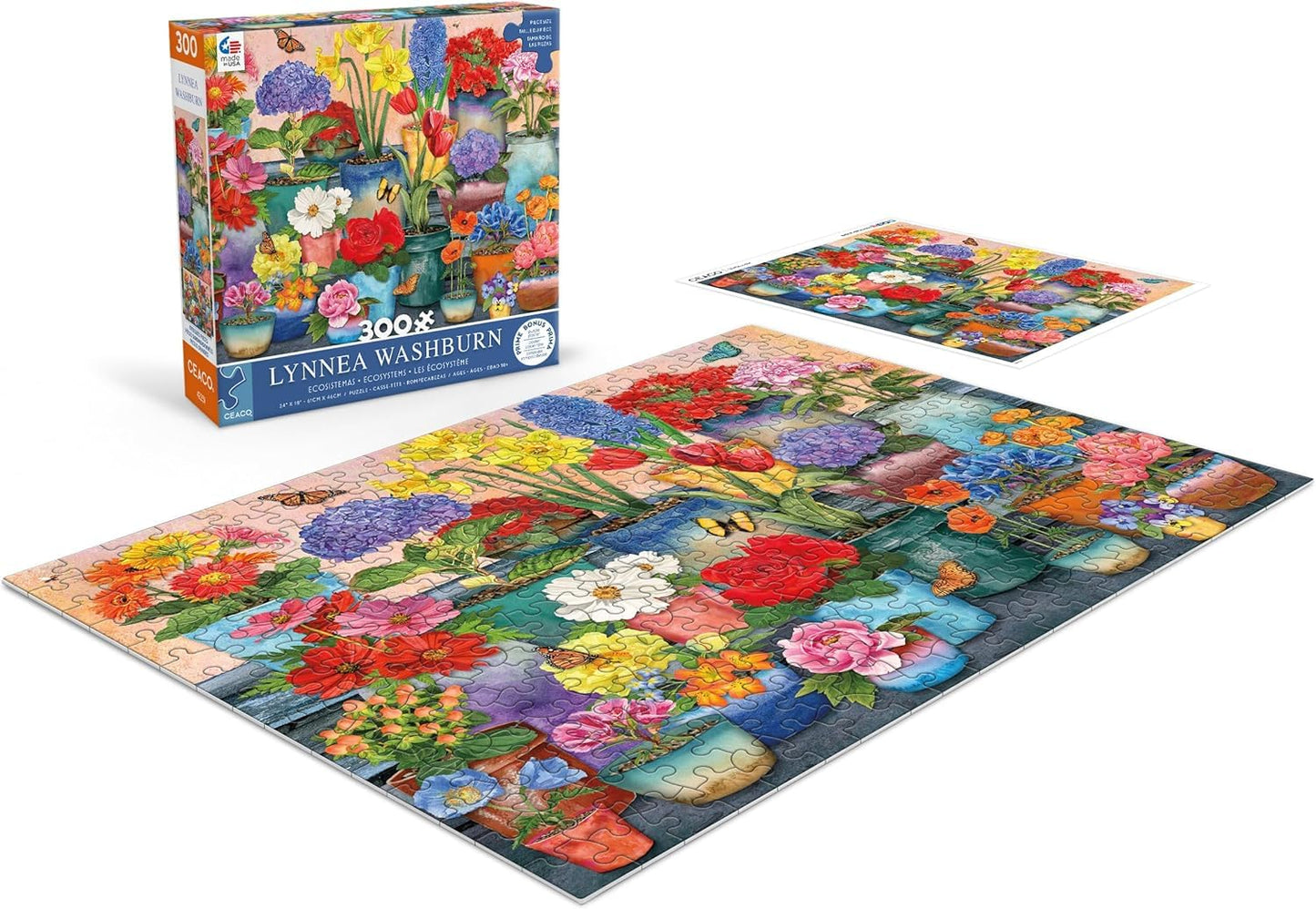 Ceaco - Ecosystems - Pretty Petals - 300 Piece Jigsaw Puzzle