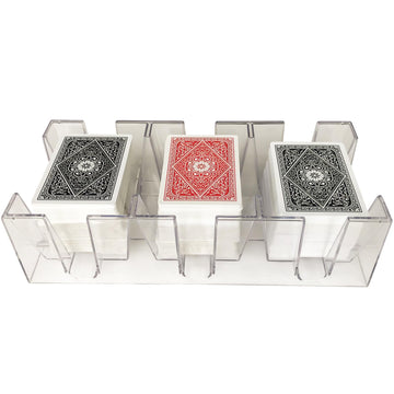 Yuanhe 9 Deck Clear Canasta Playing Card Tray