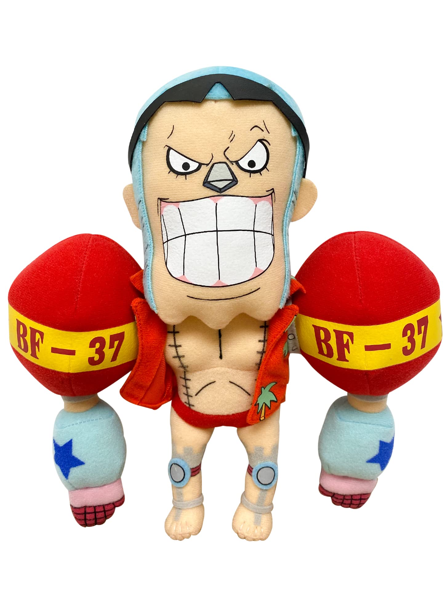 Great Eastern Entertainment One Piece - Franky (Fishmen Saga) Plush 9" H