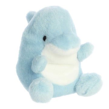 Aurora® Adorable Palm Pals™ Clicks Dolphin™ Stuffed Animal - Fun Collectible Plush for Kids and Adult Collectors - Perfect for Decorating Rooms